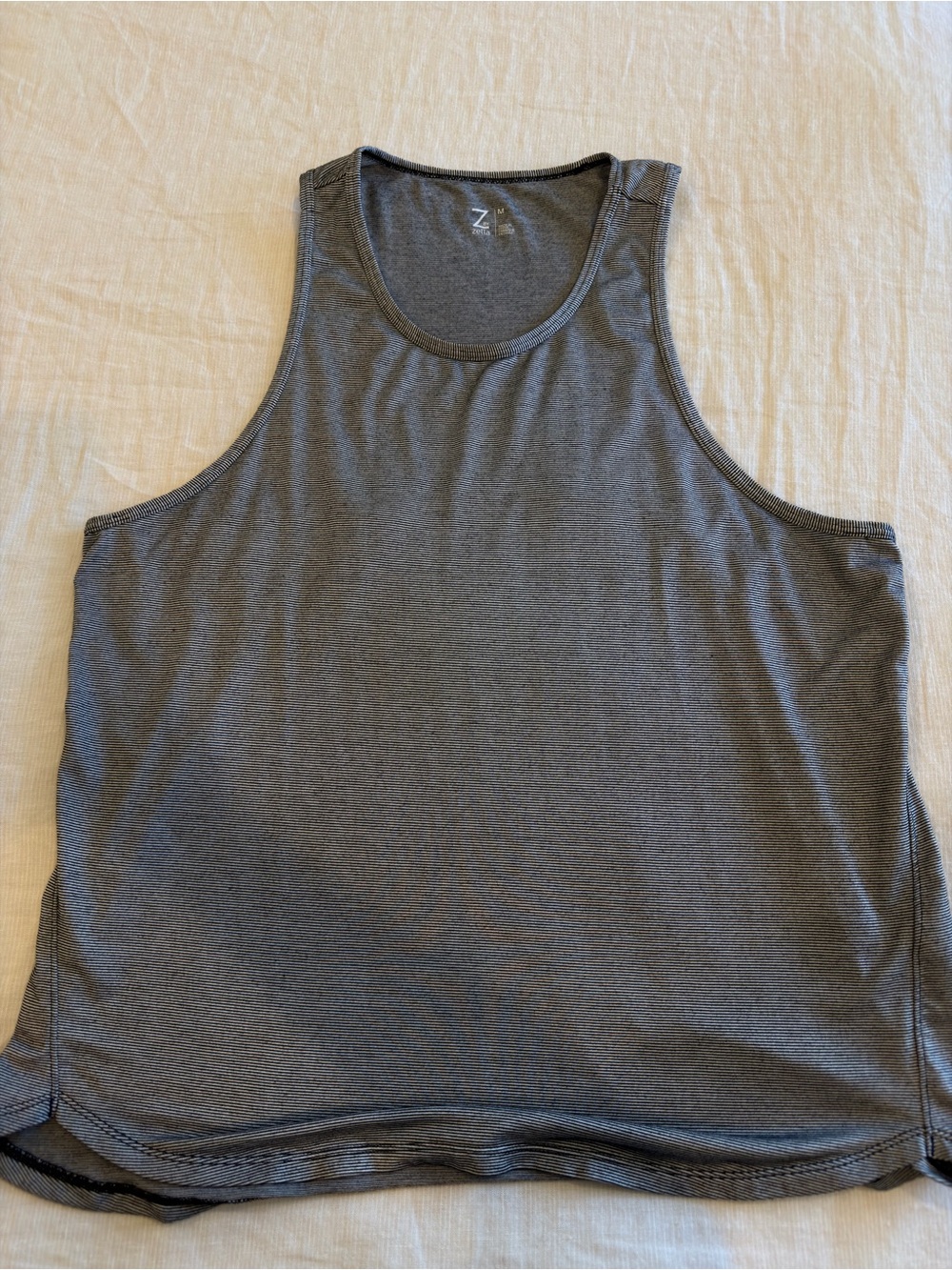 Zella Charcoal Gray Athletic Tank Top